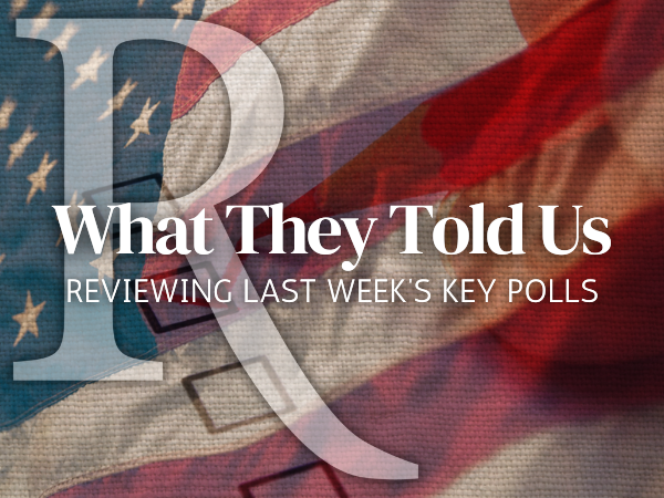 What They Told Us: Reviewing Last Week’s Key Polls
