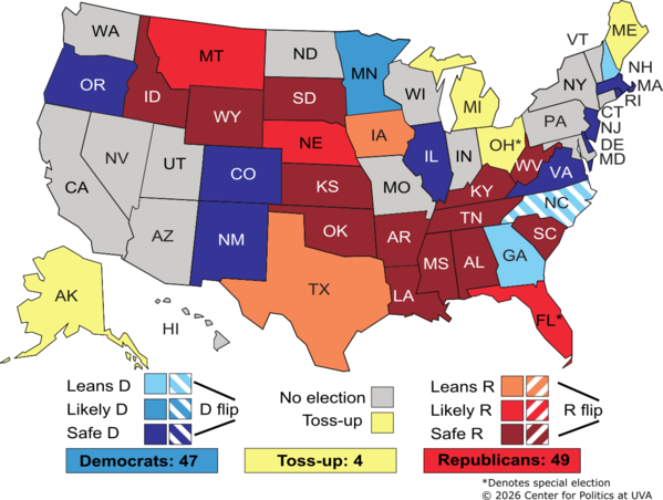 The Senate: The Race for the Majority is Not a Toss-up, But the Races ...