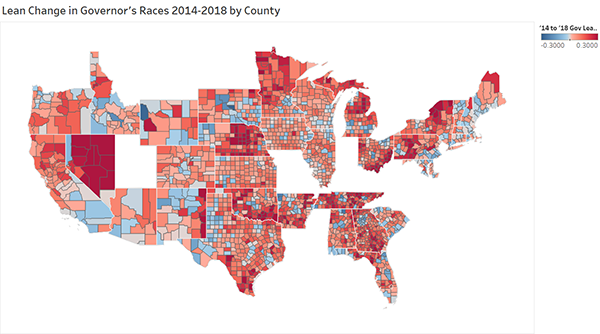The Wandering Voters How 2018 S Gubernatorial Results Reflected 2016 S Presidential Trends Rasmussen Reports